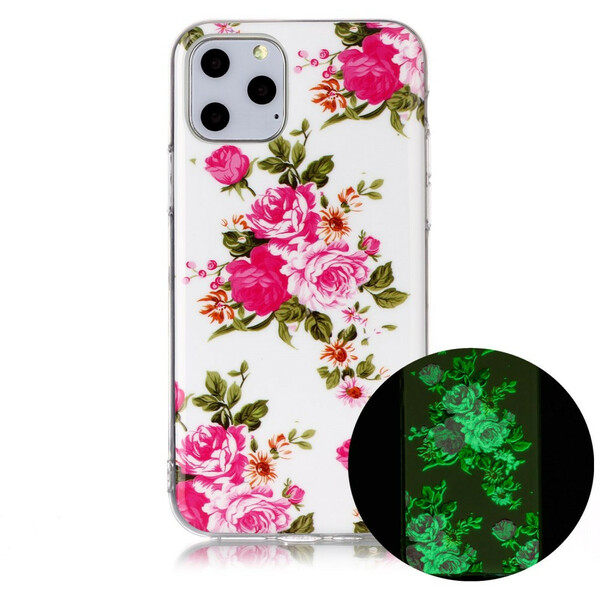 Case iPhone 11 Bloemen Liberty Fluorescerende