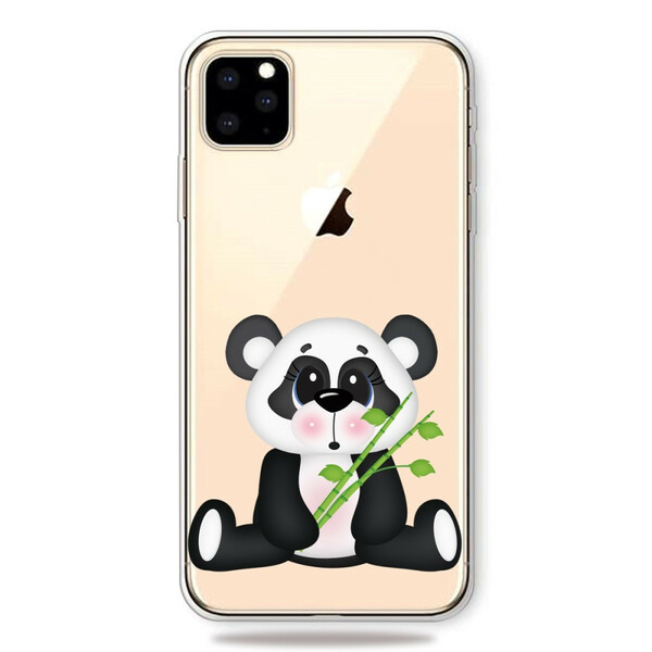 iPhone 11 Max Transparant Geval Droevige Panda