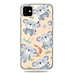 iPhone 11 Schattig Koala's Grijs Hoesje