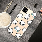 Hoesje iPhone 11 Sentimental Panda's