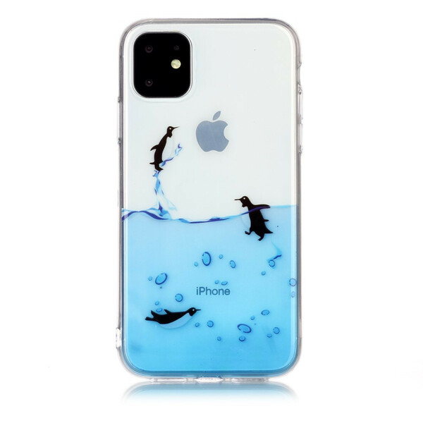 iPhone 11 duidelijk geval Pinguïn Spel