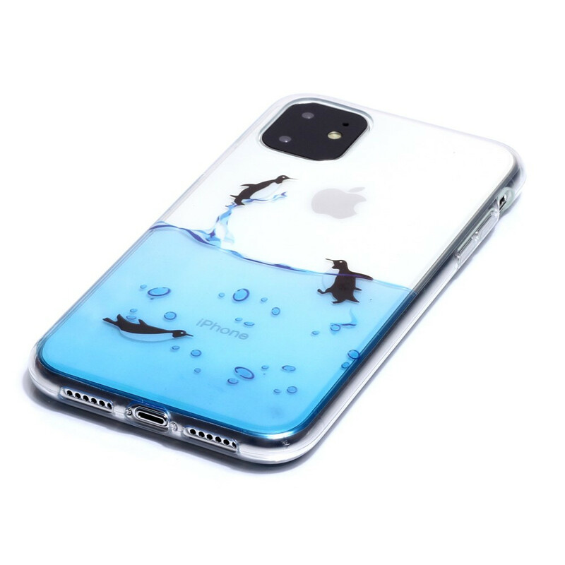 iPhone 11 duidelijk geval Pinguïn Spel