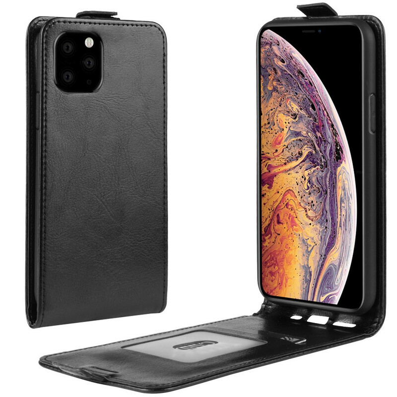 Vouwbaar leer effect iPhone 11 Pro Max Case