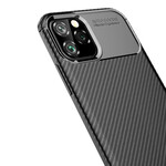 iPhone 11 Pro Flexibele Koolstofvezel Textuur Hoesje