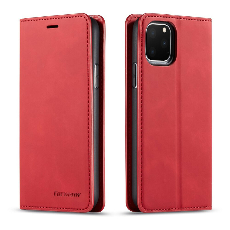 Flip Cover iPhone 11 Pro Max Leder Effect VOORWENW