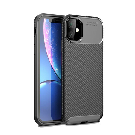 iPhone 11 Flexibele Koolstofvezel Textuur Hoesje