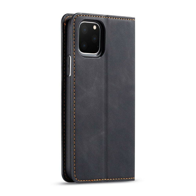 Flip Cover iPhone 11 Pro Leder Effect VOORWENW