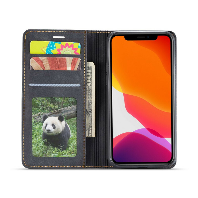 Flip Cover iPhone 11 Pro Leder Effect VOORWENW