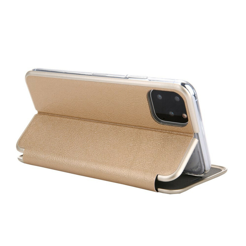 Flip cover iPhone 11 Pro Kunstleer CMAI2 Metallic randen