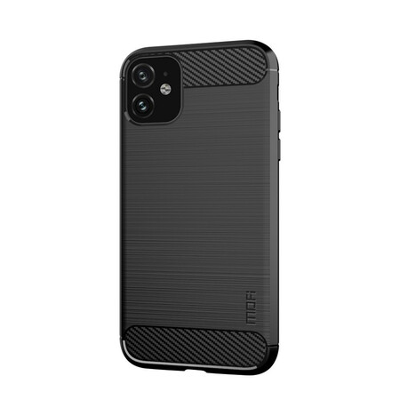 iPhone 11 geborsteld koolstofvezel hoesje MOFI