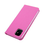 Flip Cover iPhone 11 Leder Effect Zijde