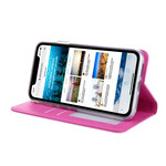 Flip Cover iPhone 11 Leder Effect Zijde