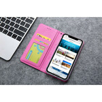 Flip Cover iPhone 11 Leder Effect Zijde