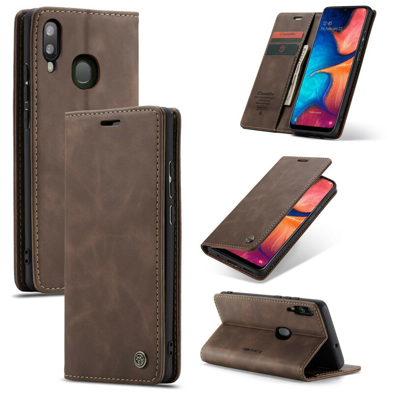 Flip Cover Samsung Galaxy A30 CASEME Kunstleer Flip Cover Samsung Galaxy A30 CASEME Kunstleer