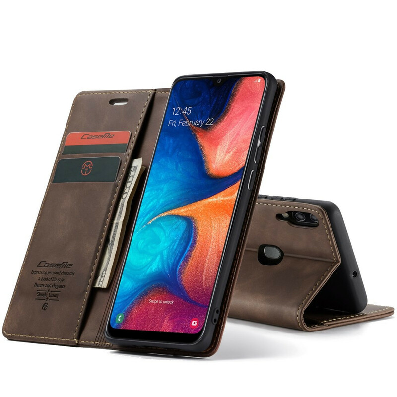 Flip Cover Samsung Galaxy A30 CASEME Kunstleer Flip Cover Samsung Galaxy A30 CASEME Kunstleer