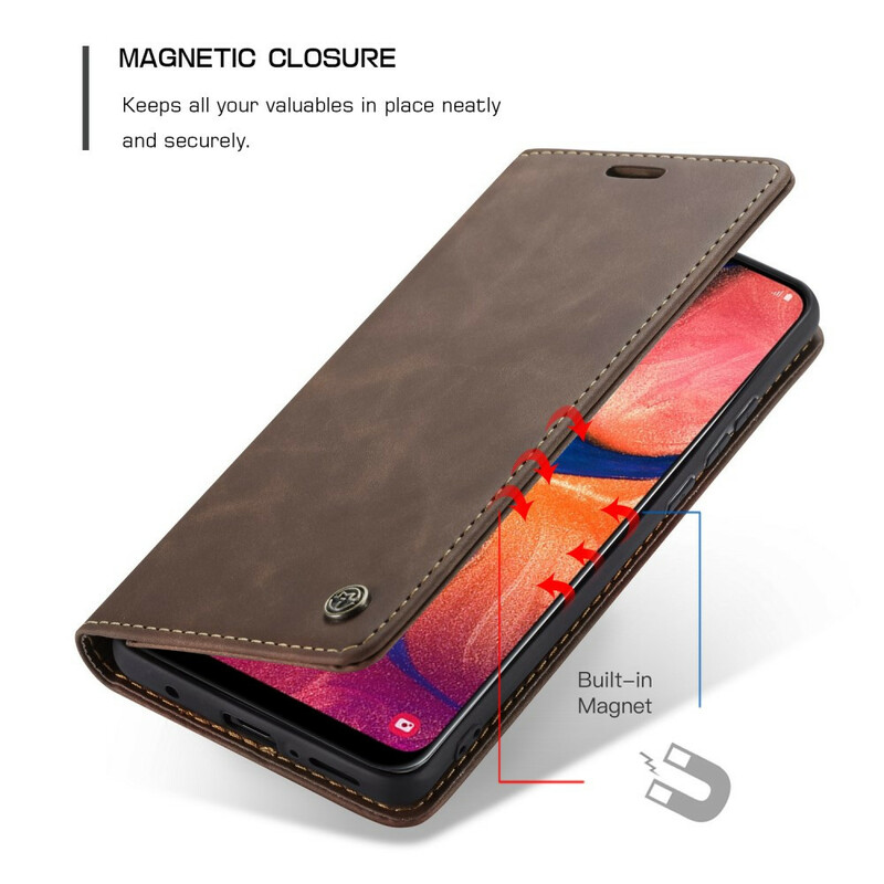 Flip Cover Samsung Galaxy A30 CASEME Kunstleer Flip Cover Samsung Galaxy A30 CASEME Kunstleer