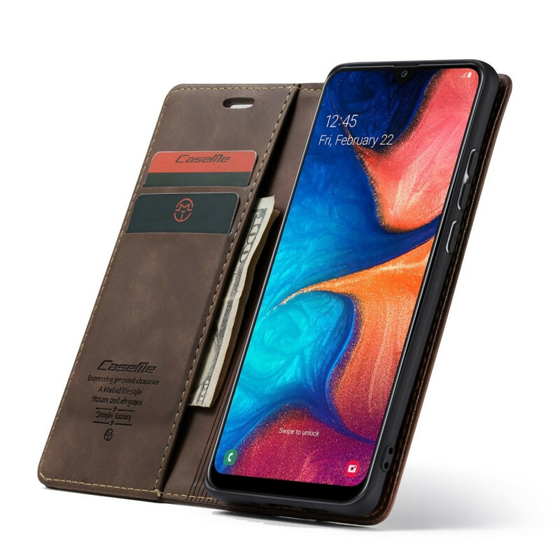 Flip Cover Samsung Galaxy A30 CASEME Kunstleer Flip Cover Samsung Galaxy A30 CASEME Kunstleer