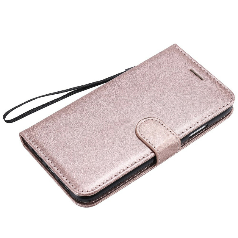 Leder Effect iPhone 11 Hoesje met Koord