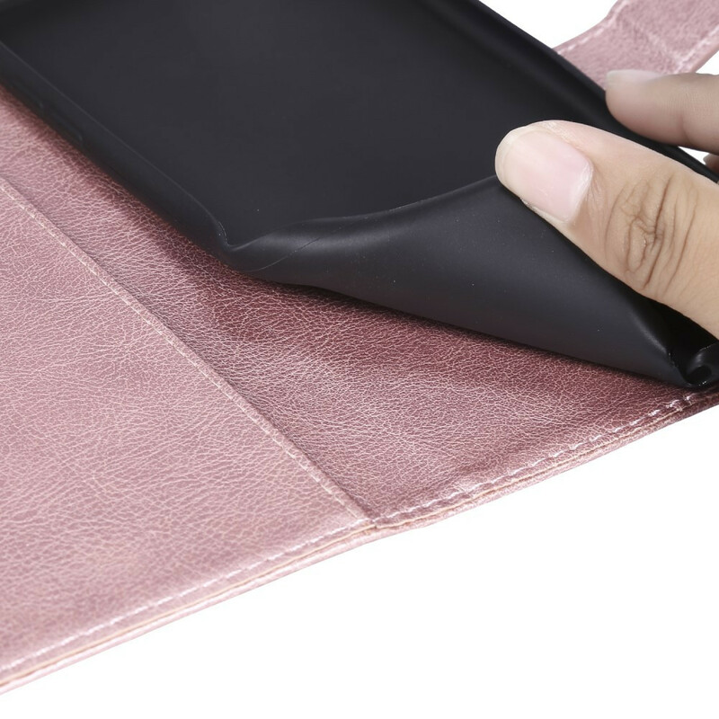 Leder Effect iPhone 11 Hoesje met Koord