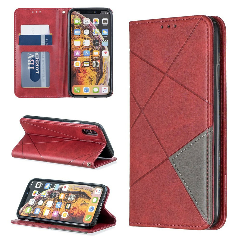 Flip Cover iPhone X stijl kunstenaar