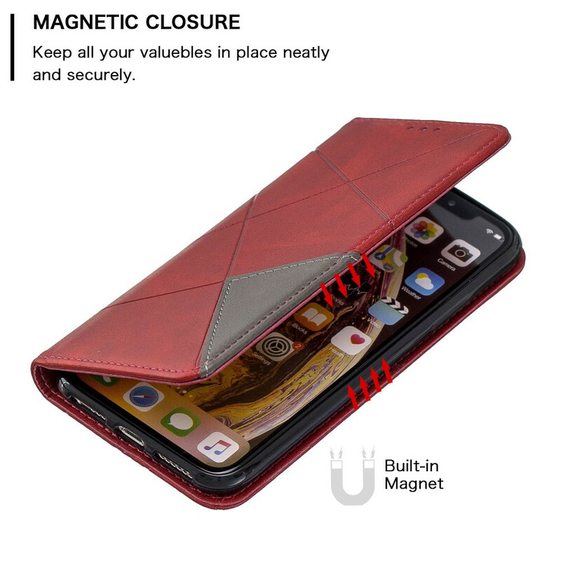 Flip Cover iPhone X stijl kunstenaar