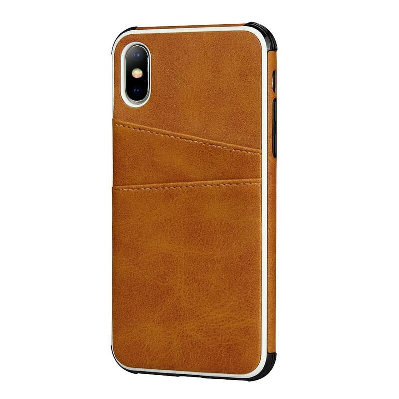 iPhone X Monochroom Dubbele Kaart Case