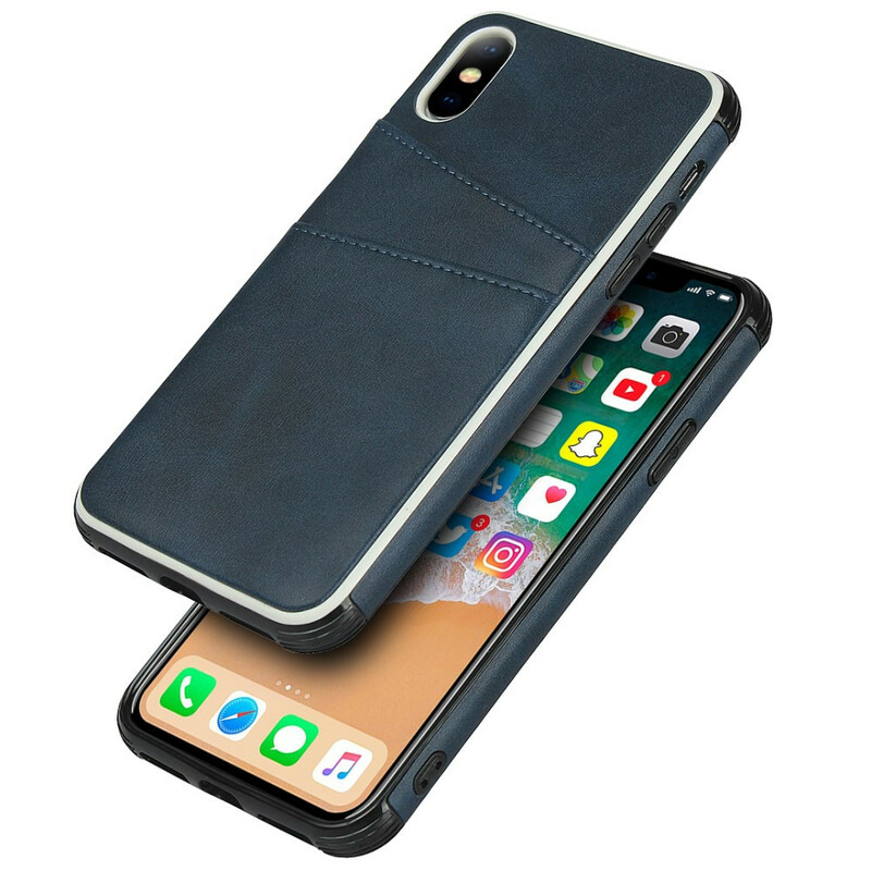 iPhone X Monochroom Dubbele Kaart Case