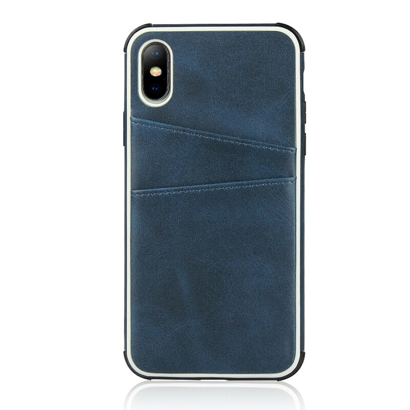 iPhone X Monochroom Dubbele Kaart Case