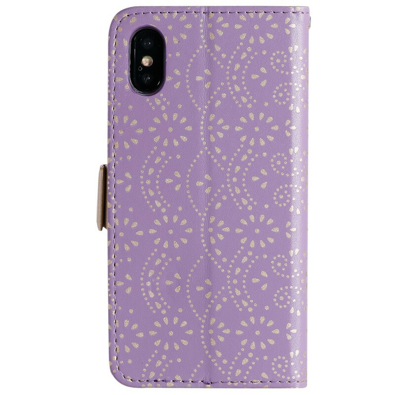 iPhone X Cover Kant Purse met Strap