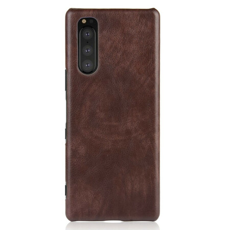 Sony Xperia 5 Lederen Hoesje Lychee Effect