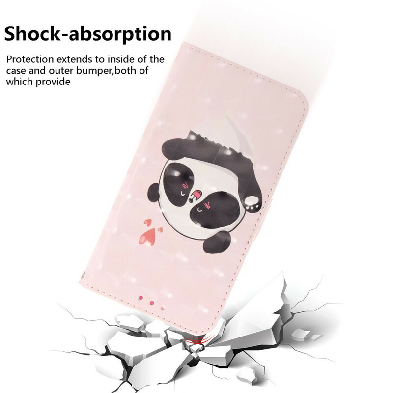 Xiaomi Redmi Note 8 Pro Panda Love Strap Case