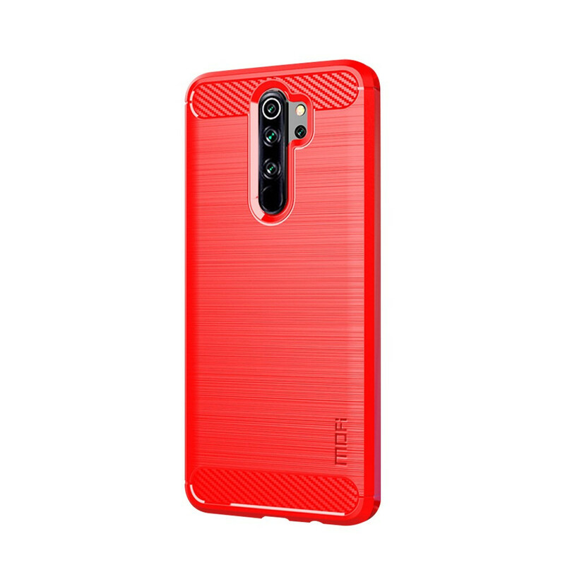 Xiaomi Redmi Note 7 Pro Geborsteld Koolstofvezel Hoesje Mofi