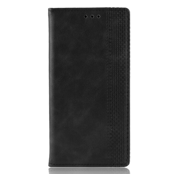 Flip Cover Xiaomi Redmi Note 8 Pro leer effect Vintage Styling