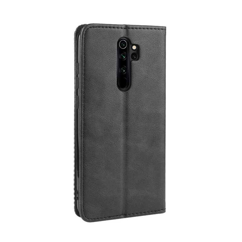 Flip Cover Xiaomi Redmi Note 8 Pro leer effect Vintage Styling