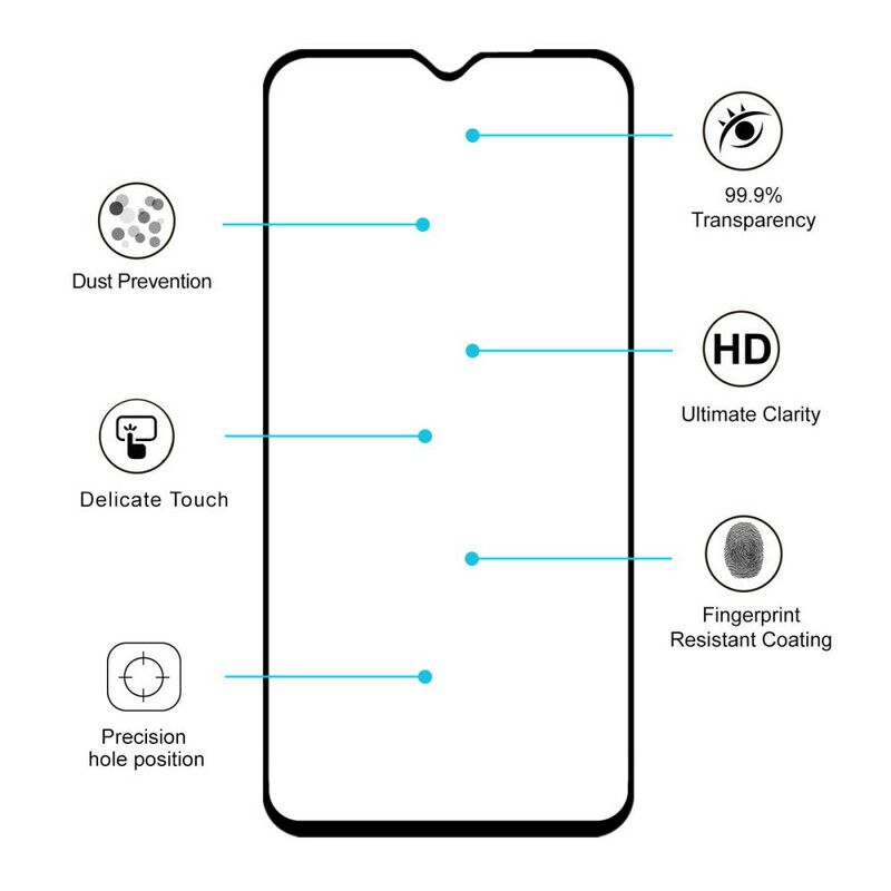 Gehard glas bescherming voor Xiaomi Redmi Note 8 Pro HAT PRINCE