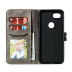 Google Pixel 3A Kunstleer Hoesje Poesje