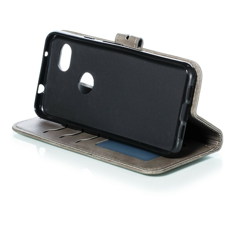 Google Pixel 3A Kunstleer Hoesje Poesje