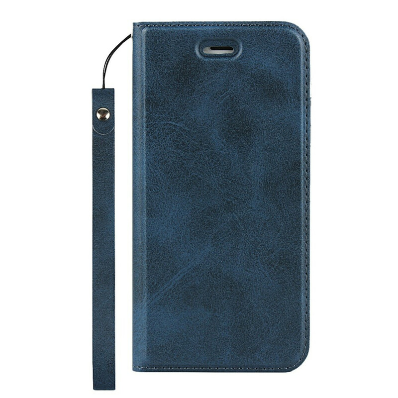 Flip cover iPhone 8 / 7 Kunstleer met Koord