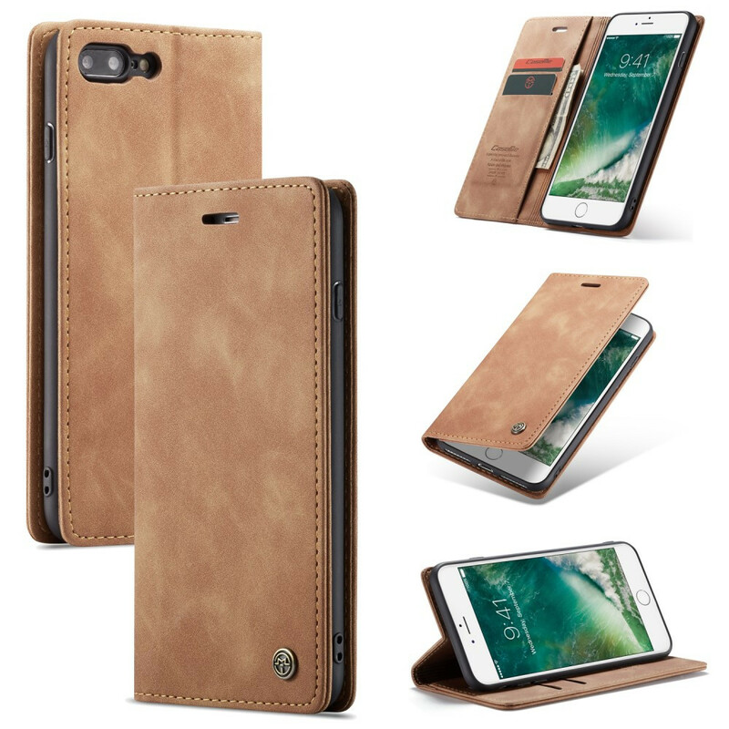 Flip Cover iPhone 8 Plus / 7 Plus CASEME Kunstleer