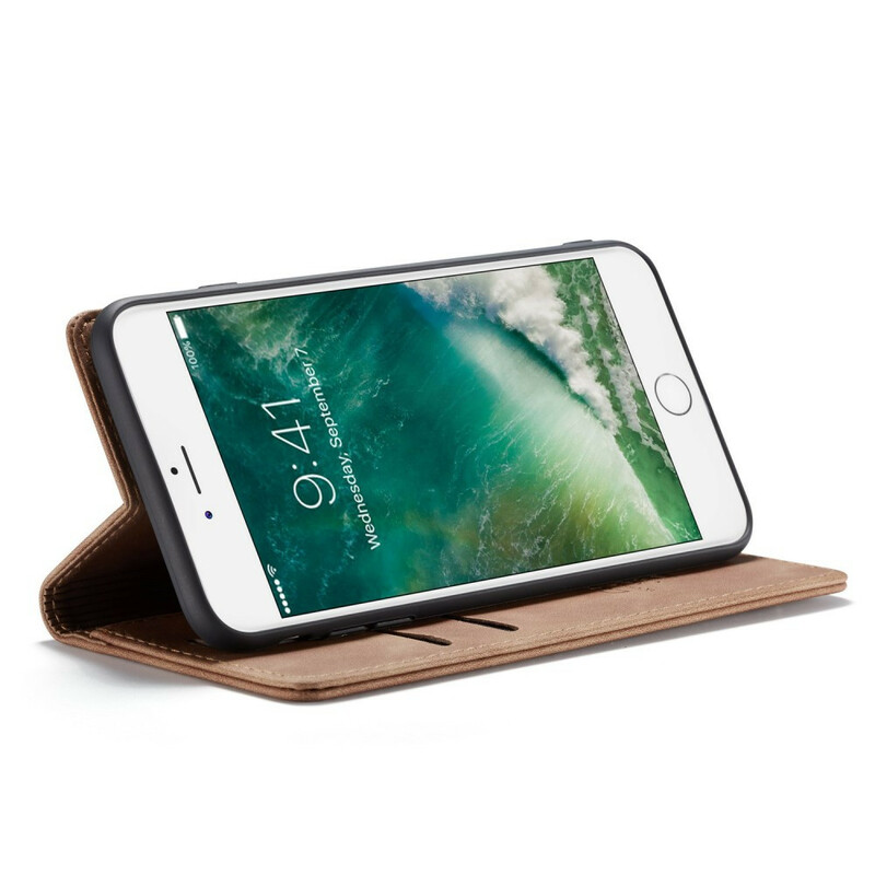 Flip Cover iPhone 8 Plus / 7 Plus CASEME Kunstleer
