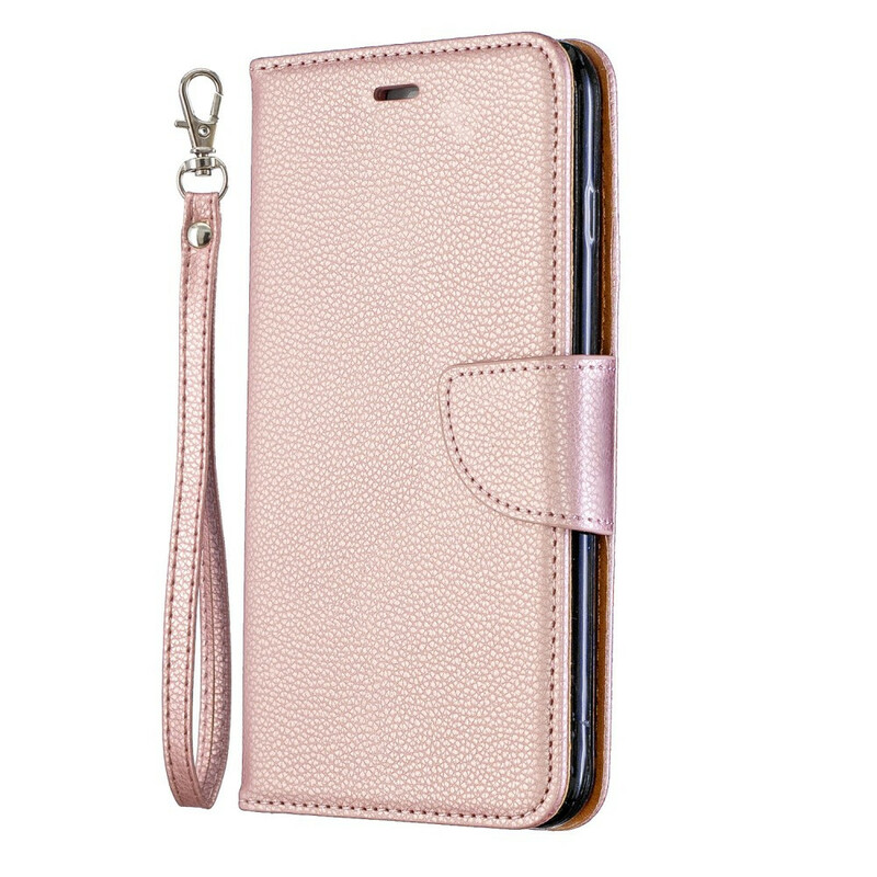 Hoesje voor iPhone 8 Plus / 7 Plus Gekleurd Lychee Leer met Koord