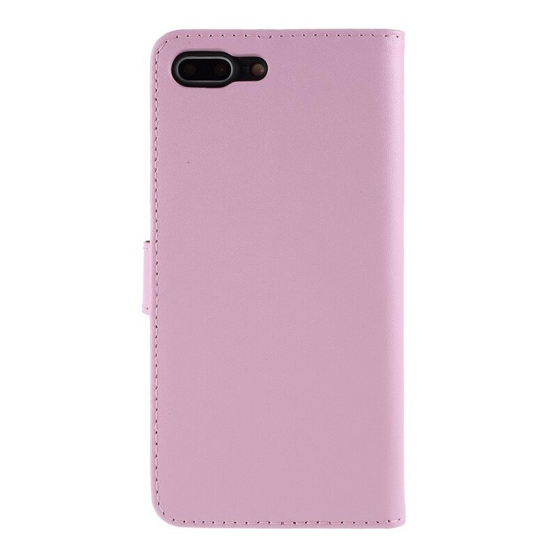 Hoesje iPhone 8 Plus / 7 Plus Kleur Echt Leer