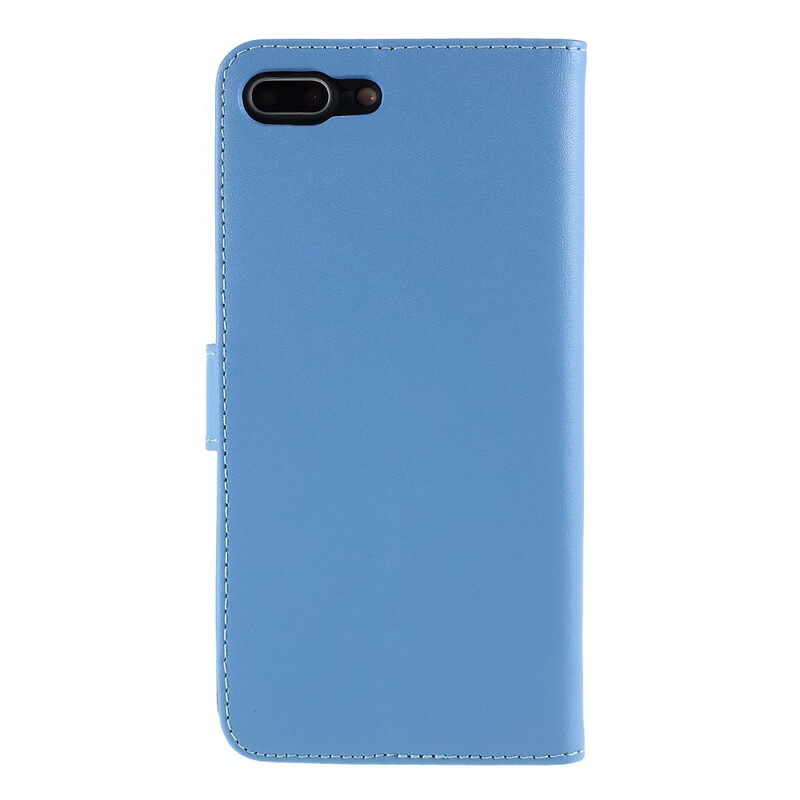 Hoesje iPhone 8 Plus / 7 Plus Kleur Echt Leer Hoesje iPhone 8 Plus / 7 Plus Kleur Echt Leer