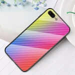 iPhone 8 Plus / 7 Plus Case gehard glas Carbon Fiber