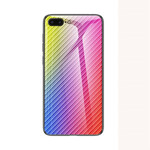iPhone 8 Plus / 7 Plus Case gehard glas Carbon Fiber