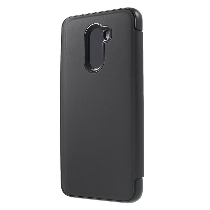 Flip Cover Xiaomi Pocophone F1 Spiegel en Leder Effect