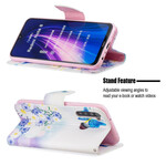 Xiaomi Redmi Note 8 Vlinder en Bloem Geschilderd Hoesje