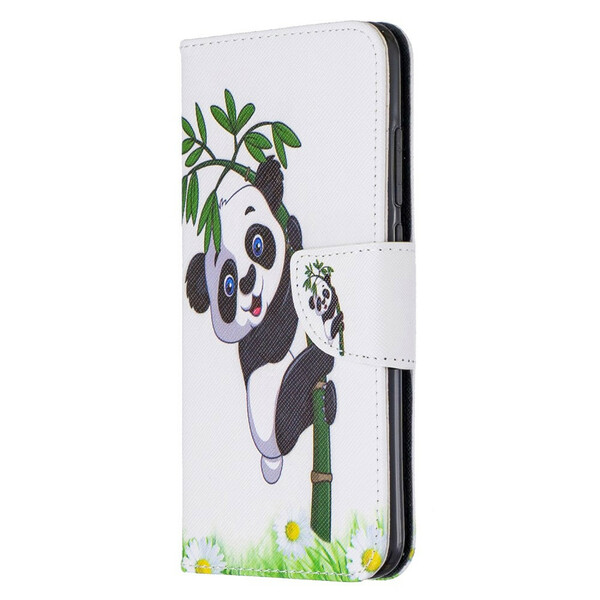 Xiaomi Redmi Note 8 Panda Hoesje op Bamboe