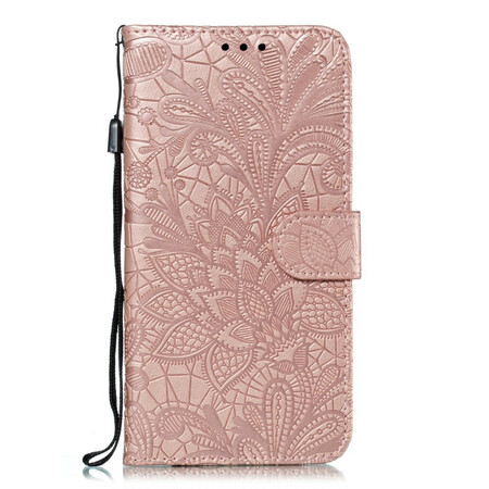 Hoesje Huawei P Smart Z / Honor 9X Tribal Bloemen met riem