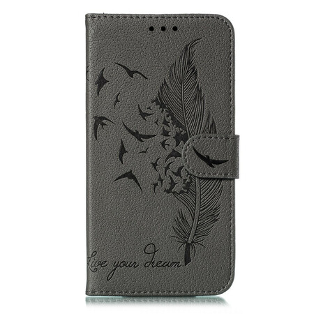 Xiaomi Redmi Note 8 Kunstlederen Hoesje Leef je Droom